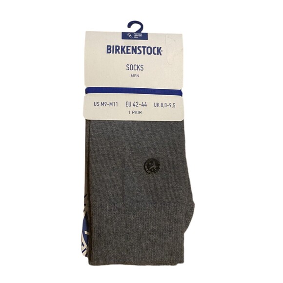 Birkenstock Men's Cotton Sole Crew Socks - 9-11 - Picture 1 of 2